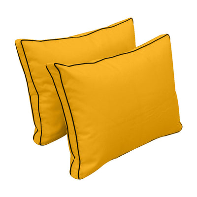 Model-1 CRIB SIZE Bolster & Back Pillow Cushion Outdoor SLIP COVER ONLY
