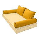Model-1 QUEEN SIZE Bolster & Back Pillow Cushion Outdoor SLIP COVER ONLY