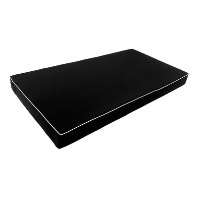 Outdoor Mattress Fitted Sheet Twin Size (75" x 39" x 6") Slip Cover Only