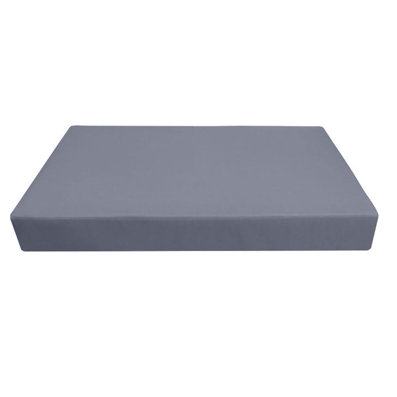 Outdoor Mattress Fitted Sheet Twin Size (75" x 39" x 6") Slip Cover Only