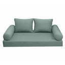Model-1 Full Size (75" x 54" x 6") Outdoor Daybed Mattress Bolster Backrest Cushion Pillow |COVERS ONLY|