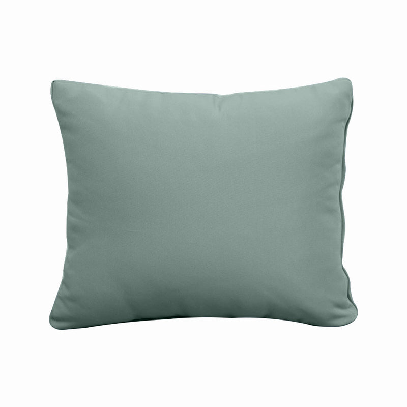 Model-1 CRIB SIZE Bolster & Back Pillow Cushion Outdoor SLIP COVER ONLY