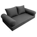 Model-1 Twin-XL Size (80" x 39" x 6") Outdoor Daybed Mattress Bolster Backrest Cushion Pillow |COVERS ONLY|