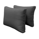 Model-1 TWIN SIZE Bolster & Back Pillow Cushion Outdoor SLIP COVER ONLY