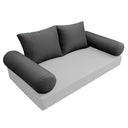 Model-1 TWIN SIZE Bolster & Back Pillow Cushion Outdoor SLIP COVER ONLY