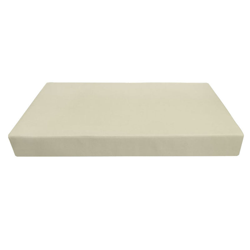 Outdoor Mattress Fitted Sheet Twin Size (75" x 39" x 6") Slip Cover Only