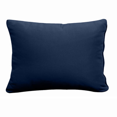 Model-1 CRIB SIZE Bolster & Back Pillow Cushion Outdoor SLIP COVER ONLY