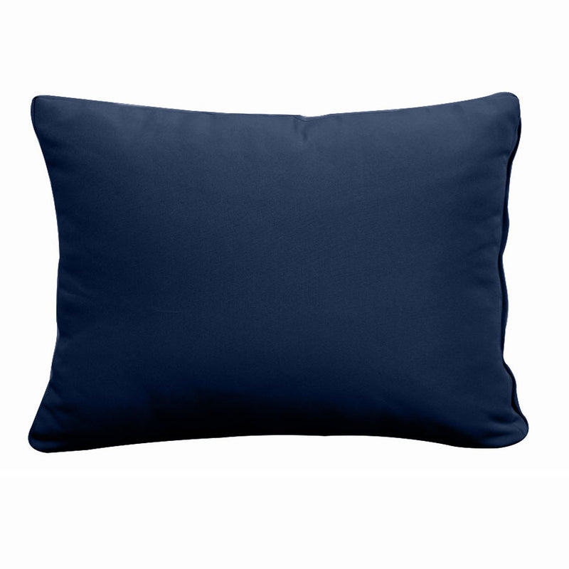 Model-1 CRIB SIZE Bolster & Back Pillow Cushion Outdoor SLIP COVER ONLY