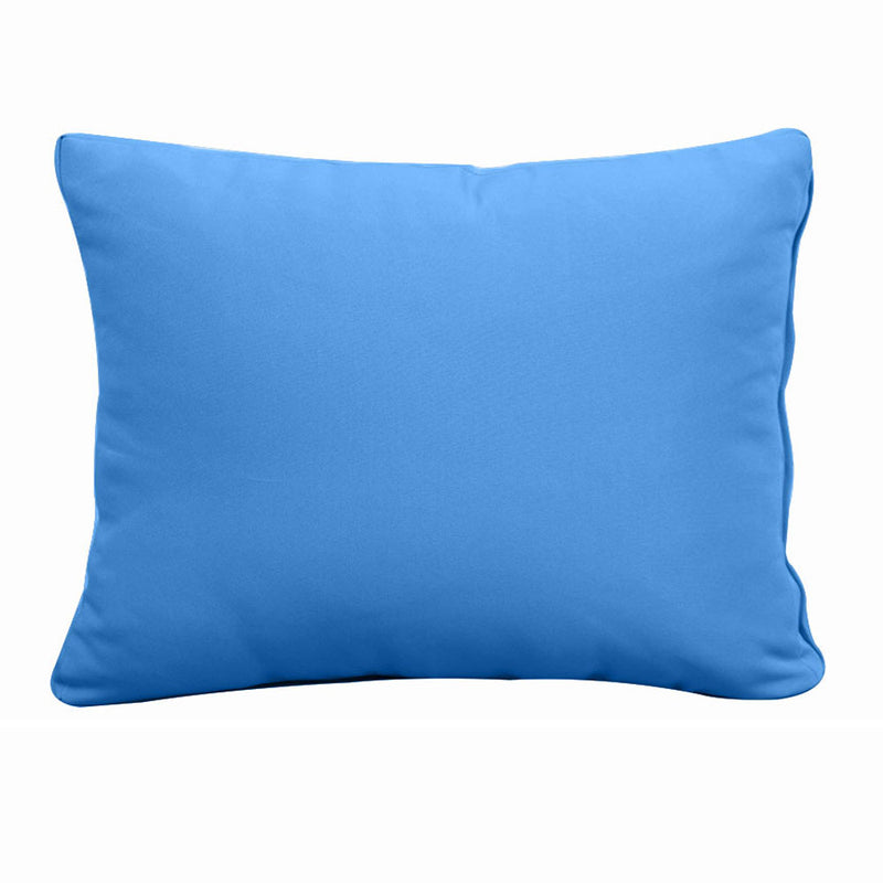Model-1 CRIB SIZE Bolster & Back Pillow Cushion Outdoor SLIP COVER ONLY