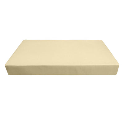 Outdoor Mattress Fitted Sheet Twin Size (75" x 39" x 6") Slip Cover Only