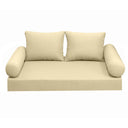 Model-1 Full Size (75" x 54" x 6") Outdoor Daybed Mattress Bolster Backrest Cushion Pillow |COVERS ONLY|