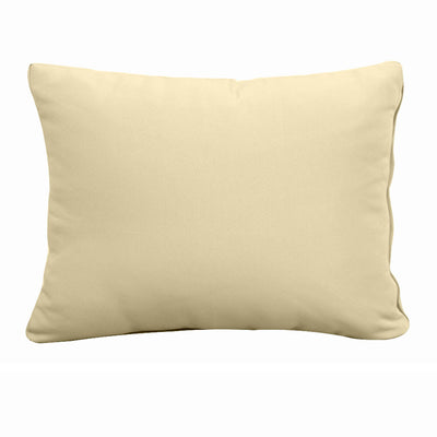 Model-1 CRIB SIZE Bolster & Back Pillow Cushion Outdoor SLIP COVER ONLY