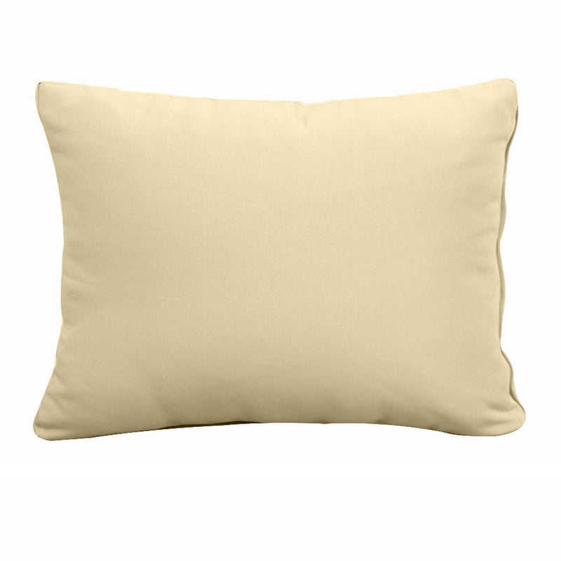 Model-1 CRIB SIZE Bolster & Back Pillow Cushion Outdoor SLIP COVER ONLY