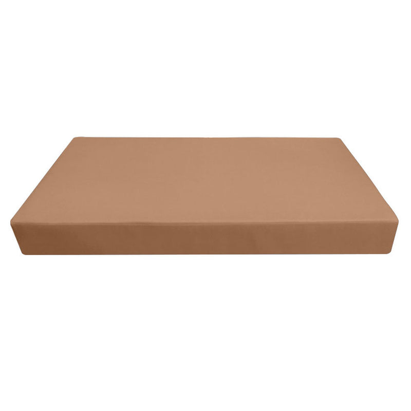Outdoor Mattress Fitted Sheet Twin Size (75" x 39" x 6") Slip Cover Only