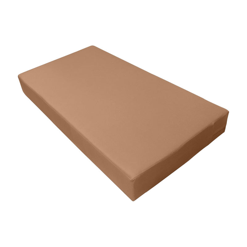 Outdoor Mattress Fitted Sheet Twin Size (75" x 39" x 6") Slip Cover Only