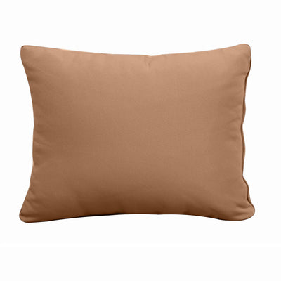 Model-1 CRIB SIZE Bolster & Back Pillow Cushion Outdoor SLIP COVER ONLY