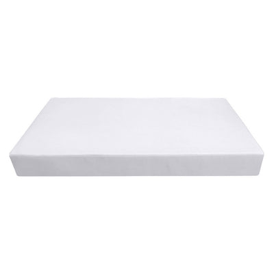 Outdoor Mattress Fitted Sheet Twin Size (75" x 39" x 6") Slip Cover Only