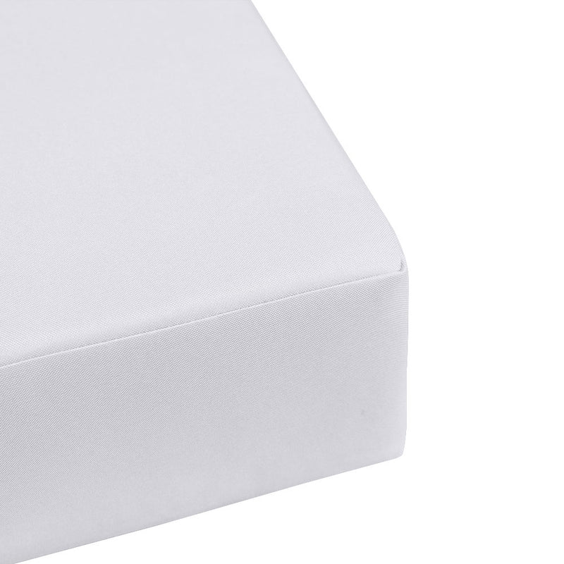 Outdoor Mattress Fitted Sheet Twin Size (75" x 39" x 6") Slip Cover Only