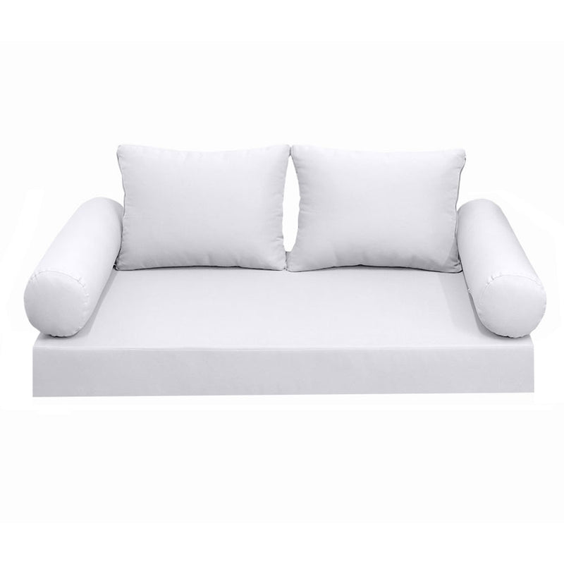 Model-1 Twin Size (75" x 39" x 6") Outdoor Daybed Mattress Bolster Backrest Cushion Pillow |COVERS ONLY|