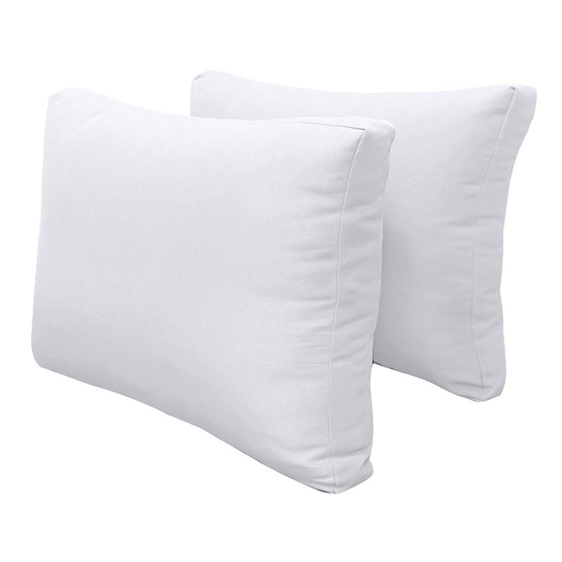 Model-1 CRIB SIZE Bolster & Back Pillow Cushion Outdoor SLIP COVER ONLY