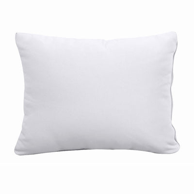 Model-1 TWIN SIZE Bolster & Back Pillow Cushion Outdoor SLIP COVER ONLY