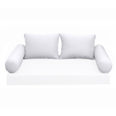 Model-1 CRIB SIZE Bolster & Back Pillow Cushion Outdoor SLIP COVER ONLY