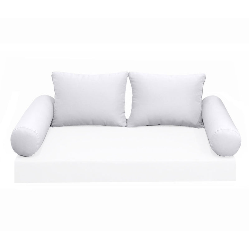 Model-1 CRIB SIZE Bolster & Back Pillow Cushion Outdoor SLIP COVER ONLY