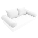 Model-1 QUEEN SIZE Bolster & Back Pillow Cushion Outdoor SLIP COVER ONLY