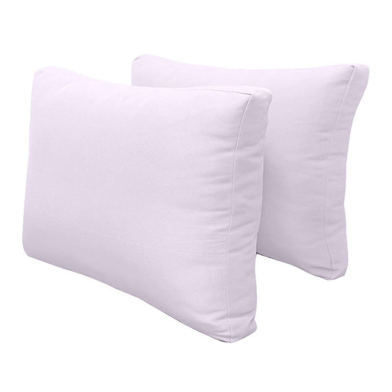 Model-1 CRIB SIZE Bolster & Back Pillow Cushion Outdoor SLIP COVER ONLY