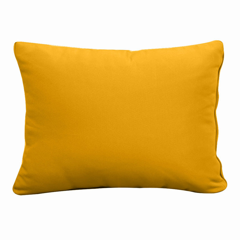 Model-1 CRIB SIZE Bolster & Back Pillow Cushion Outdoor SLIP COVER ONLY