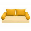 Model-1 QUEEN SIZE Bolster & Back Pillow Cushion Outdoor SLIP COVER ONLY