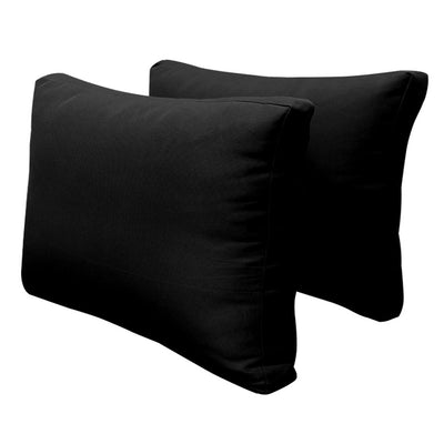 Model-1 CRIB SIZE Bolster & Back Pillow Cushion Outdoor SLIP COVER ONLY