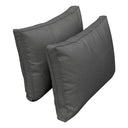 Model-1 TWIN SIZE Bolster & Back Pillow Cushion Outdoor SLIP COVER ONLY