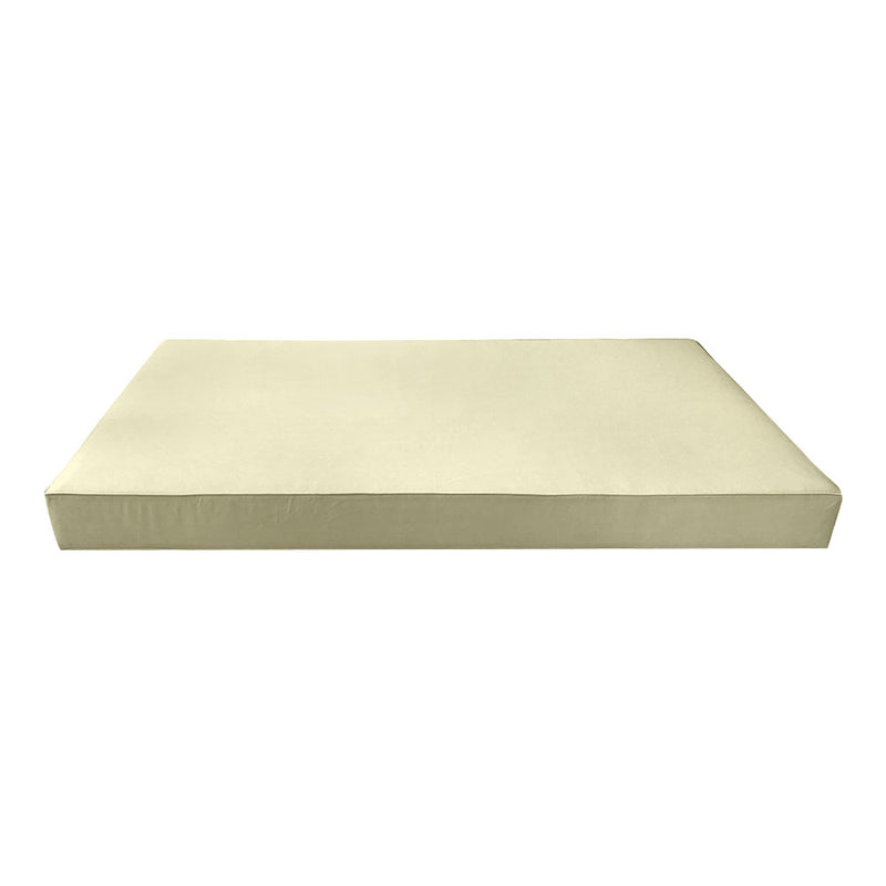 Outdoor Mattress Fitted Sheet Twin Size (75" x 39" x 6") Slip Cover Only
