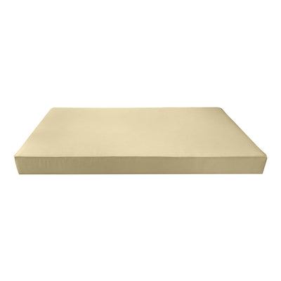 Outdoor Mattress Fitted Sheet Twin Size (75" x 39" x 6") Slip Cover Only