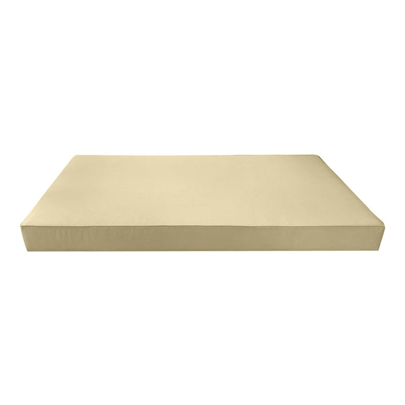 Outdoor Mattress Fitted Sheet Twin Size (75" x 39" x 6") Slip Cover Only