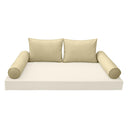Model-1 QUEEN SIZE Bolster & Back Pillow Cushion Outdoor SLIP COVER ONLY