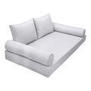 Model-1 Twin Size (75" x 39" x 6") Outdoor Daybed Mattress Bolster Backrest Cushion Pillow |COVERS ONLY|