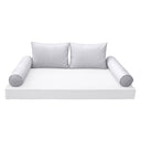 Model-1 QUEEN SIZE Bolster & Back Pillow Cushion Outdoor SLIP COVER ONLY