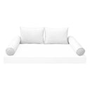 Model-1 TWIN SIZE Bolster & Back Pillow Cushion Outdoor SLIP COVER ONLY