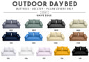 Polyester Fabric Sample Swatch Set for Outdoor Daybed,Patio Porch Swing Bed | 13 Colors