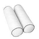 Model-2 Crib Size (52" x 28" x 6") Outdoor Daybed Mattress Bolster Backrest Cushion Pillow |COVERS ONLY|