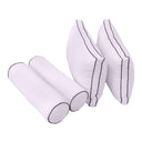 Model-2 Crib Size (52" x 28" x 6") Outdoor Daybed Mattress Bolster Backrest Cushion Pillow |COVERS ONLY|