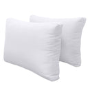 Model-2 Crib Size (52" x 28" x 6") Outdoor Daybed Mattress Bolster Backrest Cushion Pillow |COVERS ONLY|