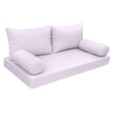 Model-2 Twin Size (75" x 39" x 6") Outdoor Daybed Mattress Bolster Backrest Cushion Pillow |COVERS ONLY|