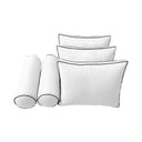 Model-3 Twin-XL Size (80" x 39" x 6") Outdoor Daybed Mattress Bolster Backrest Cushion Pillow |COVERS ONLY|