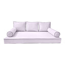 Model-3 Twin-XL Size (80" x 39" x 6") Outdoor Daybed Mattress Bolster Backrest Cushion Pillow |COVERS ONLY|