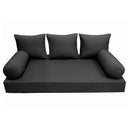 Model-3 Twin-XL Size (80" x 39" x 6") Outdoor Daybed Mattress Bolster Backrest Cushion Pillow |COVERS ONLY|