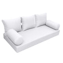 Model-3 Twin-XL Size (80" x 39" x 6") Outdoor Daybed Mattress Bolster Backrest Cushion Pillow |COVERS ONLY|