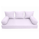 Model-3 Twin-XL Size (80" x 39" x 6") Outdoor Daybed Mattress Bolster Backrest Cushion Pillow |COVERS ONLY|